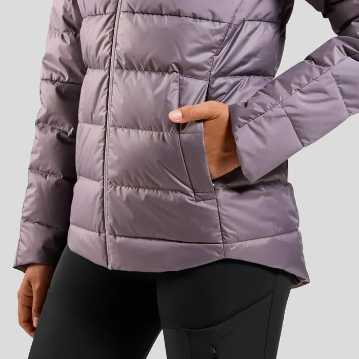 Odlo Jackets and Vests The Severin NThermic Recycled Down Hooded Jacket Gray Ridge 8211 Women