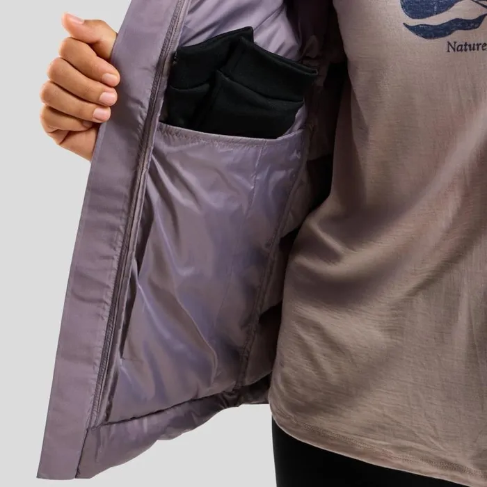 Odlo Jackets and Vests The Severin NThermic Recycled Down Hooded Jacket Gray Ridge 8211 Women
