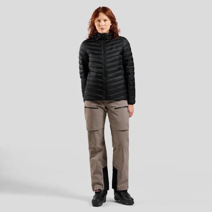 Odlo Jackets and Vests The XAlp Packable Hooded Down Jacket Black 8211 Women