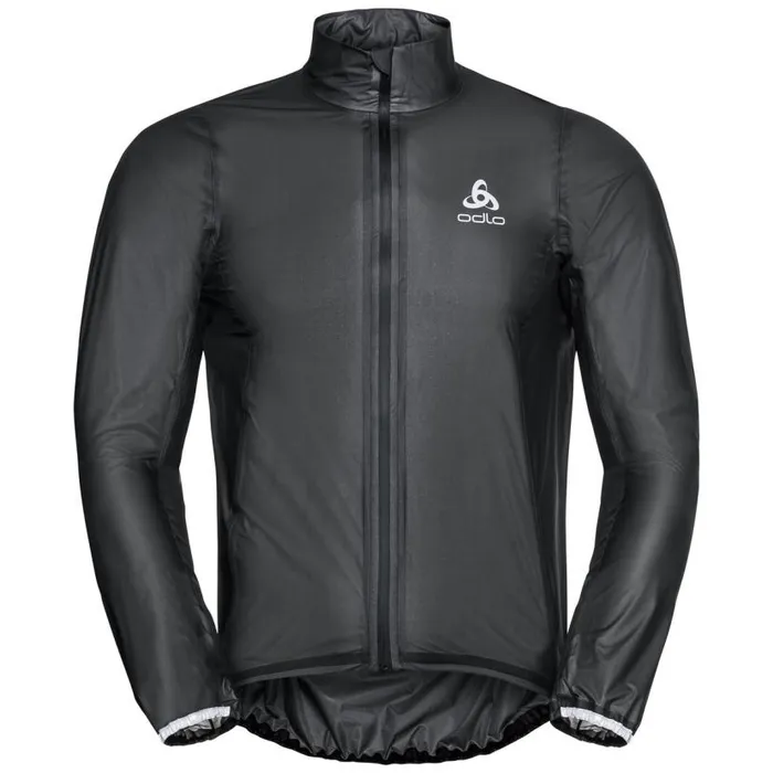 Odlo Jackets and Vests The Zeroweight Dual Dry Waterproof Hardshell Cycling Jacket Black 8211 Men