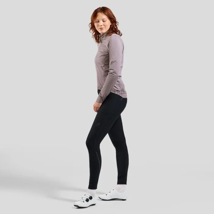 Odlo Jackets and Vests The Zeroweight Performance Knit Cycling Rain Jacket Gray Ridge 8211 Women