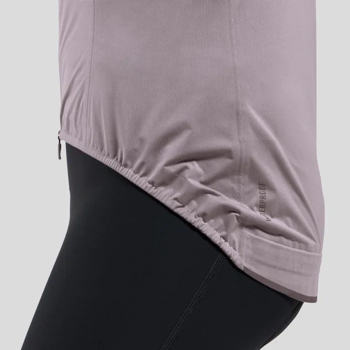 Odlo Jackets and Vests The Zeroweight Performance Knit Cycling Rain Jacket Gray Ridge 8211 Women