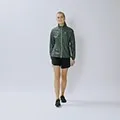 Odlo Jackets and Vests The Zeroweight Print Running Jacket Loden Frost 8211 Women