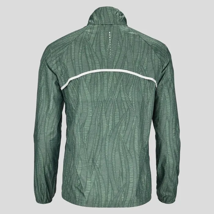 Odlo Jackets and Vests The Zeroweight Print Running Jacket Loden Frost 8211 Women