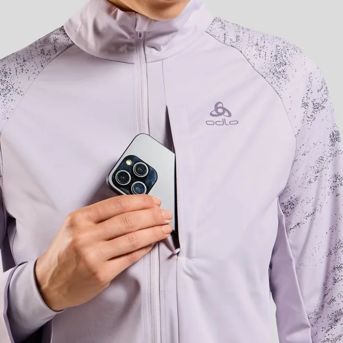 Odlo Jackets and Vests The Zeroweight Pro Warm Reflective Running Jacket 20 Misty Lilac 8211 Women