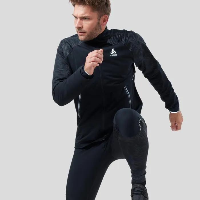 Odlo Jackets and Vests The Zeroweight Pro Warm Reflective Running Jacket Black 8211 Men Odlo Jackets and Vests The Zeroweight Pro Warm Reflective Running Jacket Black 8211 Men