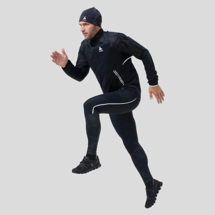 Odlo Jackets and Vests The Zeroweight Pro Warm Reflective Running Jacket Black 8211 Men