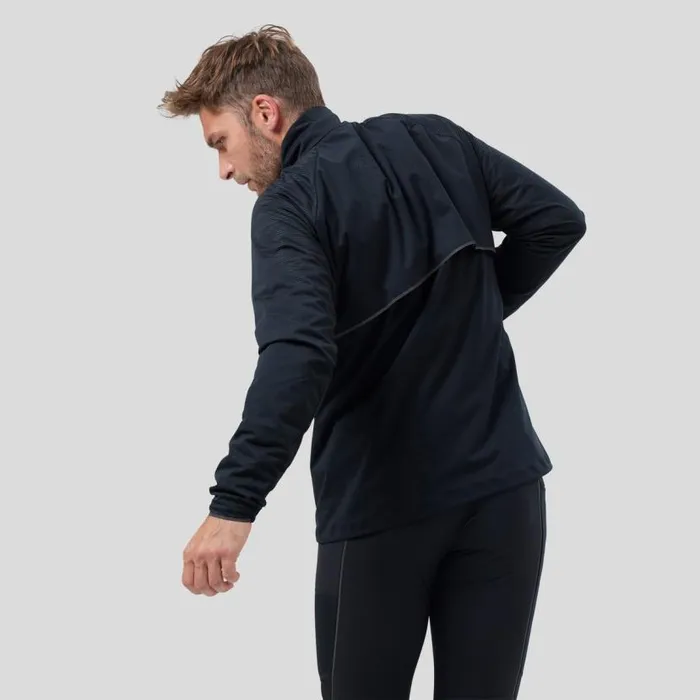 Odlo Jackets and Vests The Zeroweight Pro Warm Reflective Running Jacket Black 8211 Men