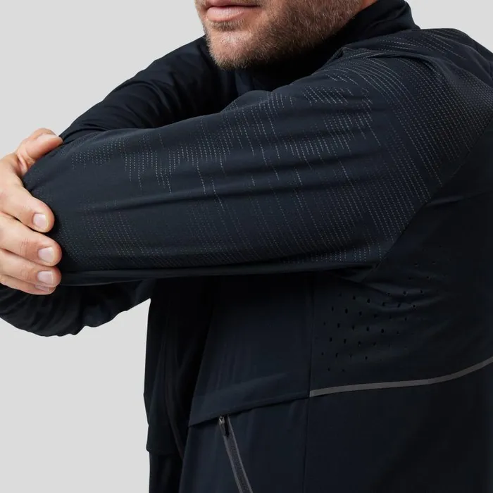Odlo Jackets and Vests The Zeroweight Pro Warm Reflective Running Jacket Black 8211 Men