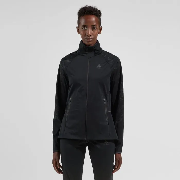 Odlo Jackets and Vests The Zeroweight Pro Warm Reflective Running Jacket Black 8211 Women