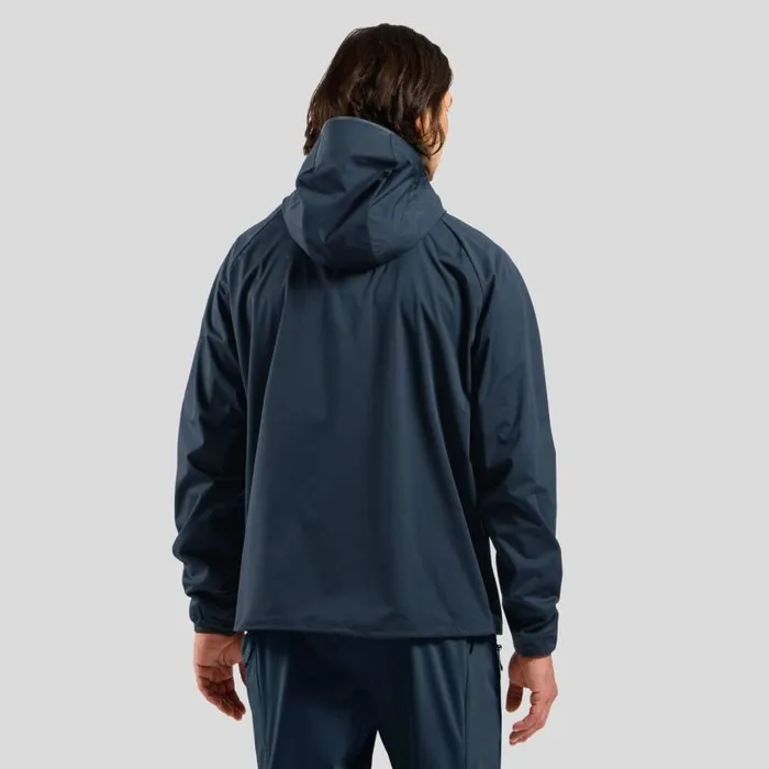 Odlo Jackets and Vests The Zeroweight Pro Warm Windproof CrossCountry Anorak Dark Sapphire 8211 Men