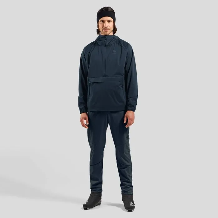 Odlo Jackets and Vests The Zeroweight Pro Warm Windproof CrossCountry Anorak Dark Sapphire 8211 Men