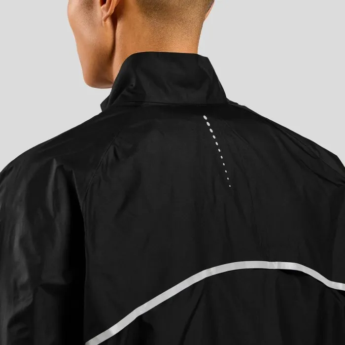 Odlo Jackets and Vests The Zeroweight Running Jacket Black 8211 Men