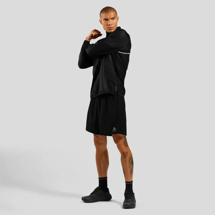 Odlo Jackets and Vests The Zeroweight Running Jacket Black 8211 Men