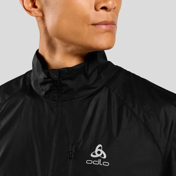 Odlo Jackets and Vests The Zeroweight Running Jacket Black 8211 Men
