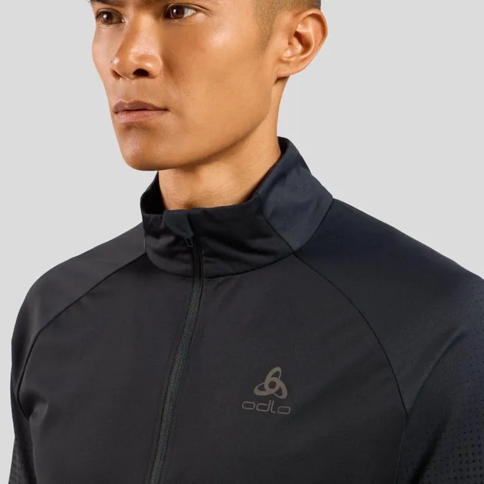 Odlo Jackets and Vests The Zeroweight Warm Hybrid Running Jacket 20 Black 8211 Men