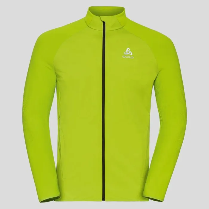 Odlo Jackets and Vests The Zeroweight Warm Hybrid Running Jacket Lime Green 8211 Black 8211 Men Odlo Jackets and Vests The Zeroweight Warm Hybrid Running Jacket Lime Green 8211 Black 8211 Men
