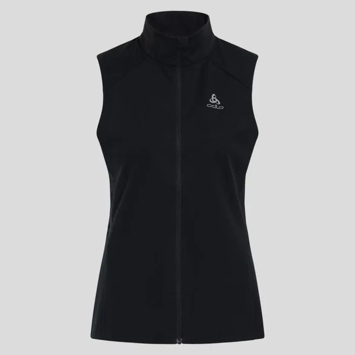 Odlo Jackets and Vests The Zeroweight Warm Running Vest Black 8211 Women