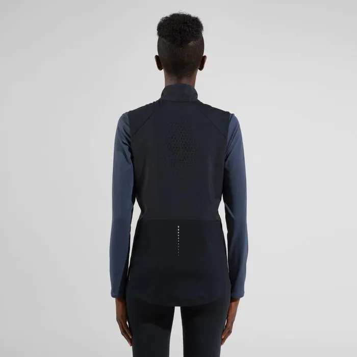 Odlo Jackets and Vests The Zeroweight Warm Running Vest Black 8211 Women