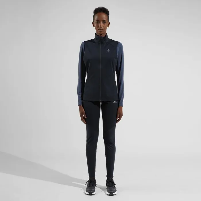 Odlo Jackets and Vests The Zeroweight Warm Running Vest Black 8211 Women
