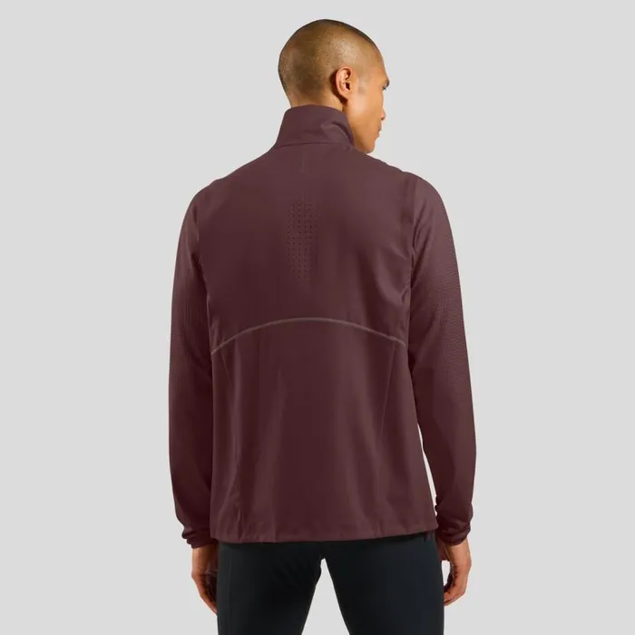 Odlo Jackets and Vests The Zeroweight Warm Softshell Running Vest 20 Fudge 8211 Men
