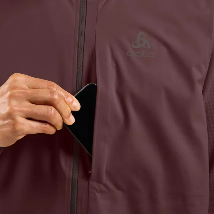 Odlo Jackets and Vests The Zeroweight Warm Softshell Running Vest 20 Fudge 8211 Men