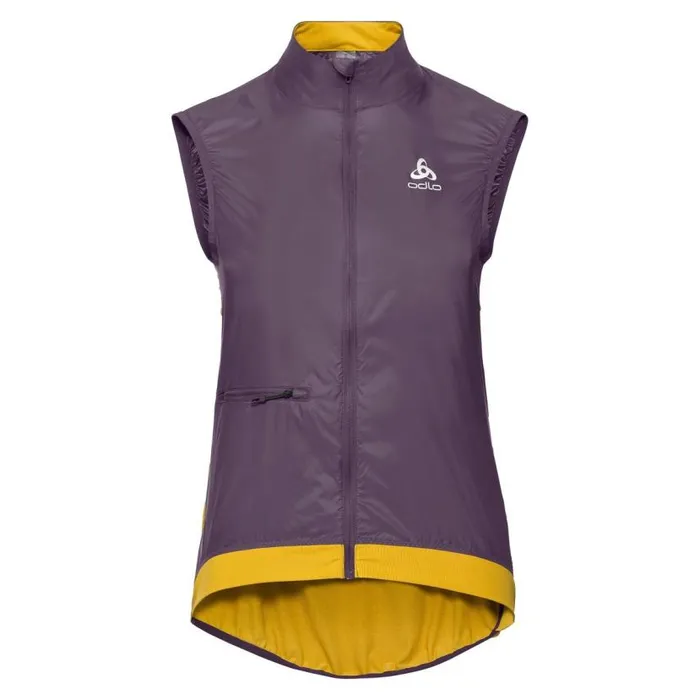 Odlo Jackets and Vests Zeroweight Cycling Vest Vintage Violet 8211 Sulphur 8211 Women Odlo Jackets and Vests Zeroweight Cycling Vest Vintage Violet 8211 Sulphur 8211 Women