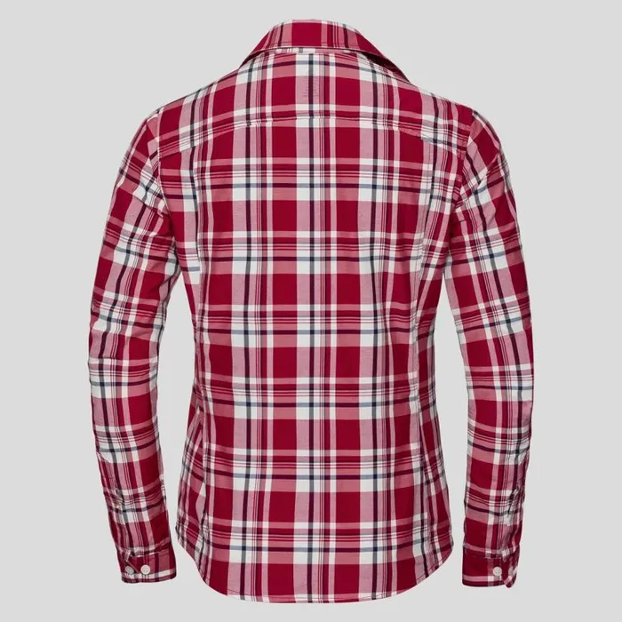 Odlo Mid Layers and Longsleeves Anmore Long Sleeve Blouse Peacoat 8211 Jester Red 8211 New White 8211 Women