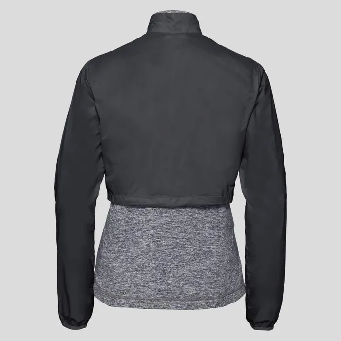 Odlo Mid Layers and Longsleeves Mid Layer Full Zip Kumano Active Convert Black 8211 Grey Melange 8211 Women