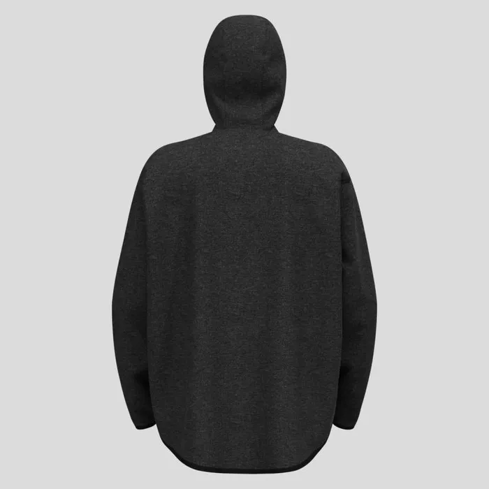 Odlo Mid Layers and Longsleeves The Active 365 Knit Hoody Dark Grey Melange 8211 Women