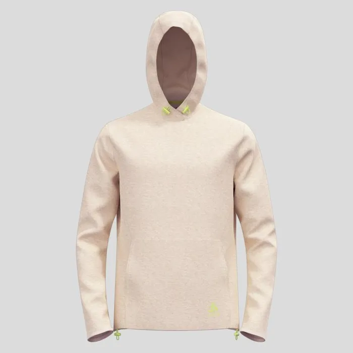 Odlo Mid Layers and Longsleeves The Active 365 Knit Hoody Silver Cloud Melange 8211 Men