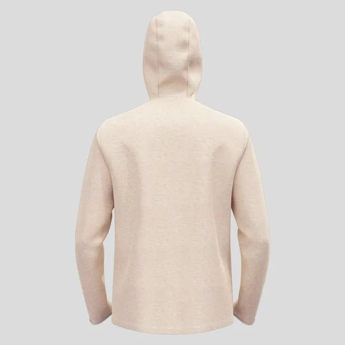 Odlo Mid Layers and Longsleeves The Active 365 Knit Hoody Silver Cloud Melange 8211 Men