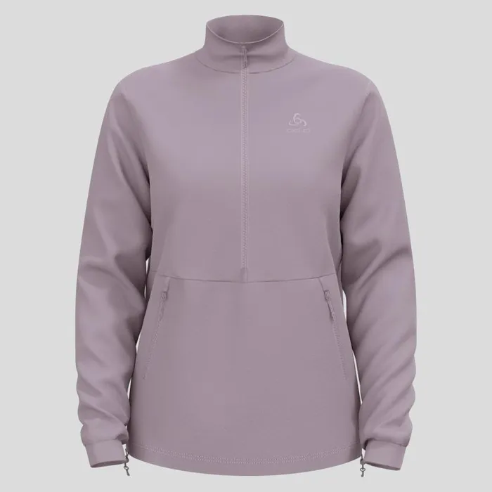 Odlo Mid Layers and Longsleeves The Ascent 365 High Pile Fleece Gray Ridge 8211 Women