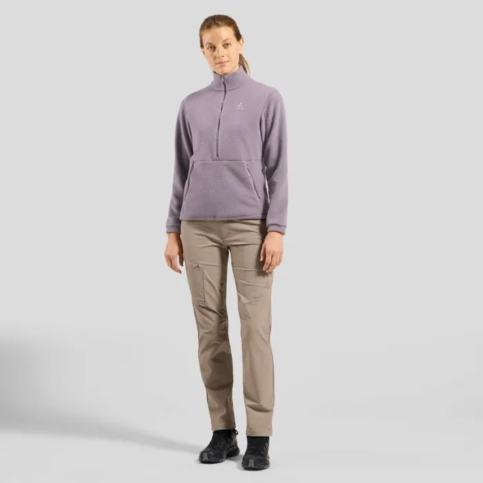Odlo Mid Layers and Longsleeves The Ascent 365 High Pile Fleece Gray Ridge 8211 Women