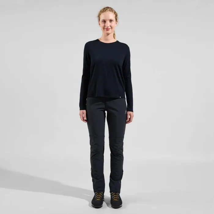 Odlo Mid Layers and Longsleeves The Ascent 365 Merino 200 Long Sleeve Black 8211 Women