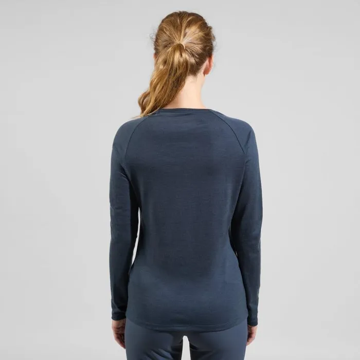 Odlo Mid Layers and Longsleeves The Ascent 365 Merino 200 Norway Graphic India Ink 8211 Women