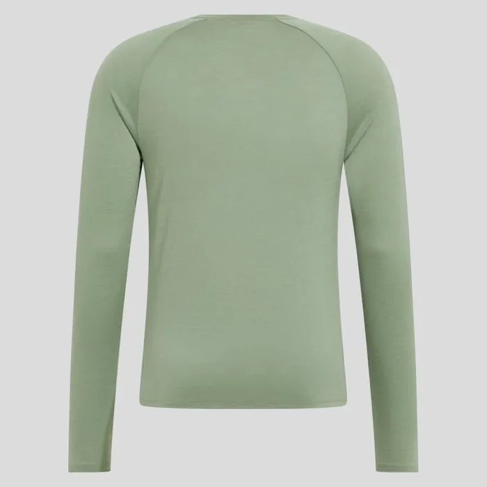 Odlo Mid Layers and Longsleeves The Ascent 365 Merino 200 Norway Graphic Matte Green 8211 Men