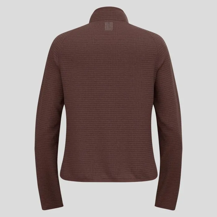 Odlo Mid Layers and Longsleeves The Ascent HalfZip Mid Layer Fudge 8211 Women