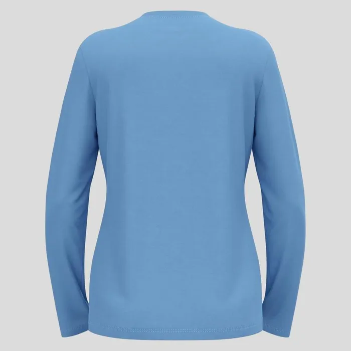 Odlo Mid Layers and Longsleeves The Ascent Merino 200 Nature Lover Long Sleeve TShirt Provincial Blue 8211 Women