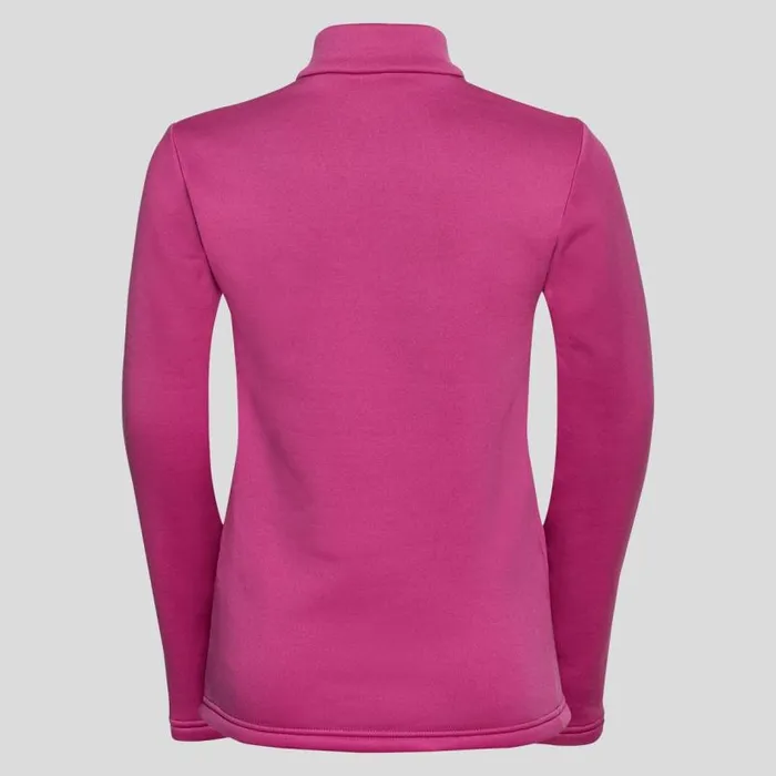 Odlo Mid Layers and Longsleeves The Berra 039 Long Sleeve HalfZip Mid Layer Festival Fuchsia 8211 Kids