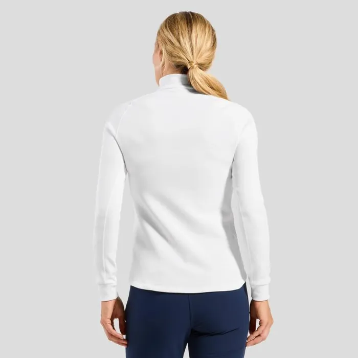Odlo Mid Layers and Longsleeves The Berra HalfZip Mid Layer White 8211 Women