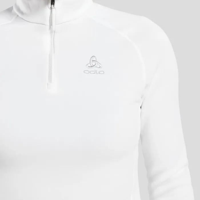 Odlo Mid Layers and Longsleeves The Berra HalfZip Mid Layer White 8211 Women