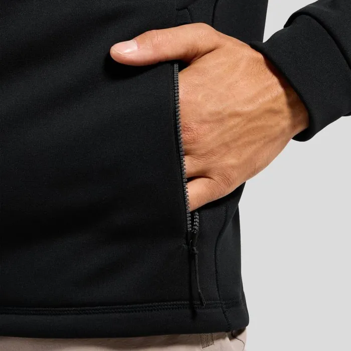 Odlo Mid Layers and Longsleeves The Berra Mid Layer Zip Black 8211 Men