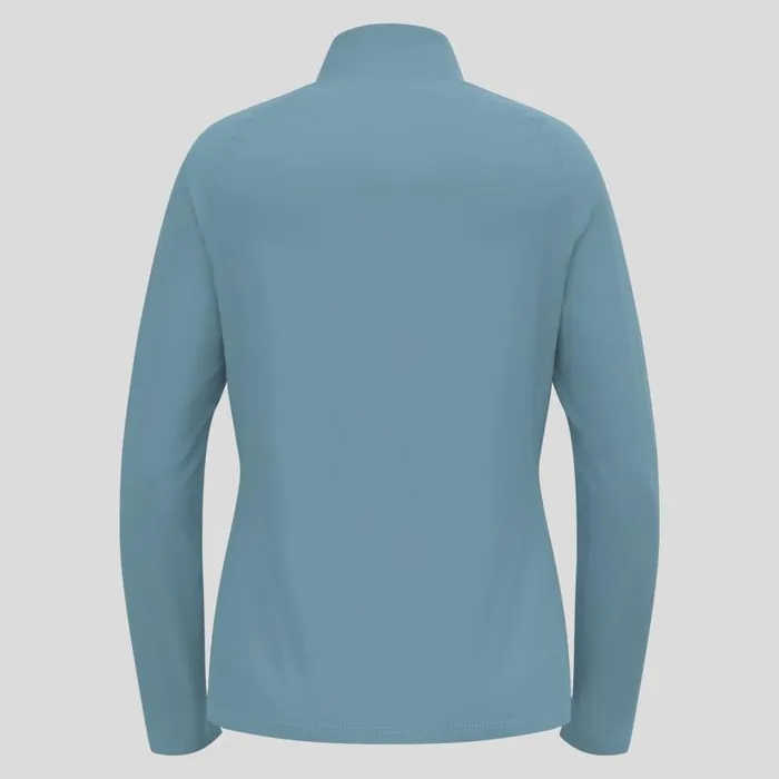 Odlo Mid Layers and Longsleeves The Besso Long Sleeve HalfZip Mid Layer Provincial Blue 8211 Women