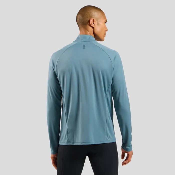 Odlo Mid Layers and Longsleeves The Essentials Ceramiwarm HalfZip Mid Layer Provincial Blue 8211 Men