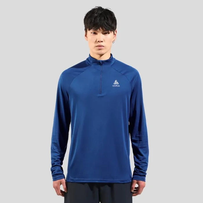 Odlo Mid Layers and Longsleeves The Essentials HalfZip Running Mid Layer Limoges 8211 Men Odlo Mid Layers and Longsleeves The Essentials HalfZip Running Mid Layer Limoges 8211 Men