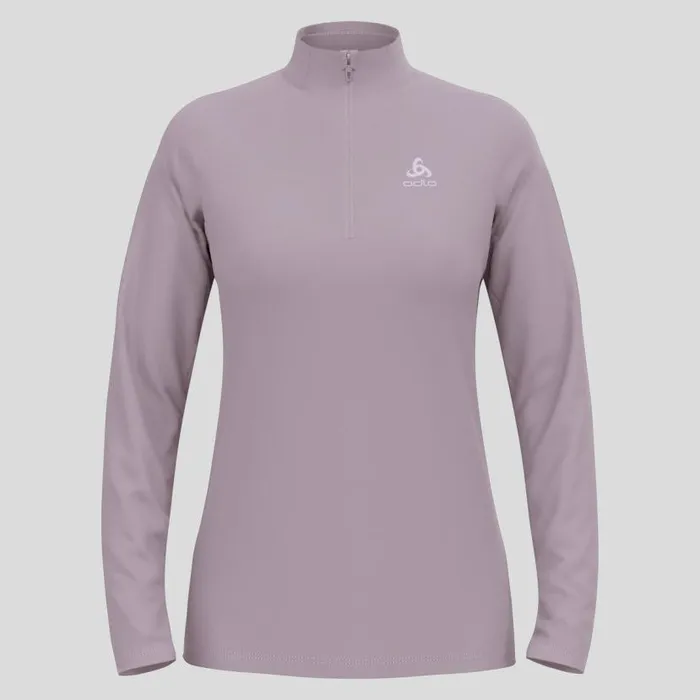 Odlo Mid Layers and Longsleeves The Essentials Light HalfZip Mid Layer Gray Ridge 8211 Women