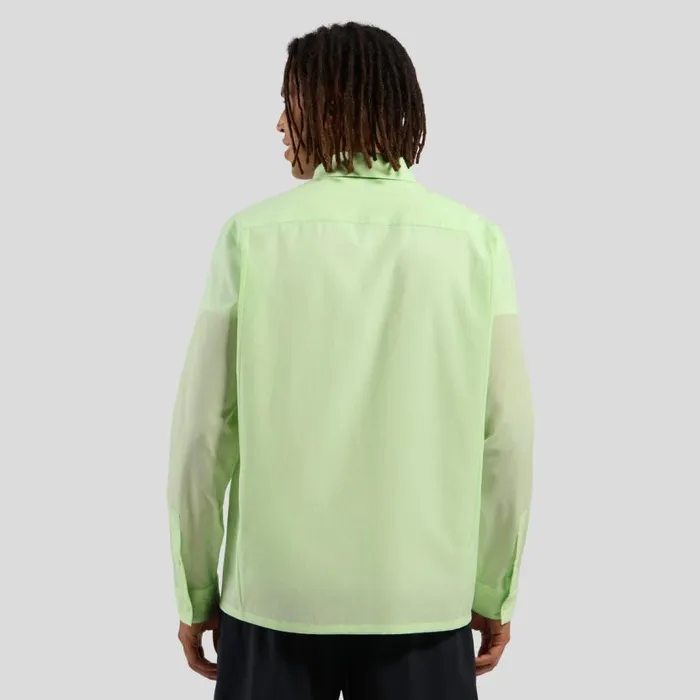 Odlo Mid Layers and Longsleeves The Hyper Contrast Long Sleeve Hiking Shirt Ambrosia 8211 Men