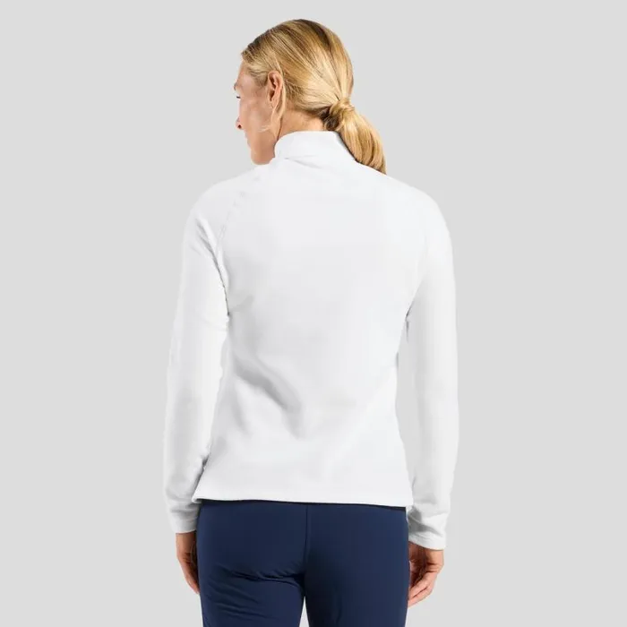 Odlo Mid Layers and Longsleeves The Rigi HalfZip Mid Layer White 8211 Women