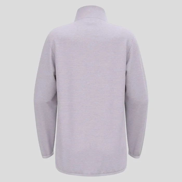 Odlo Mid Layers and Longsleeves The Roy 039 Stripe HalfZip Mid Layer Misty Lilac 8211 Gray Ridge 8211 Kids